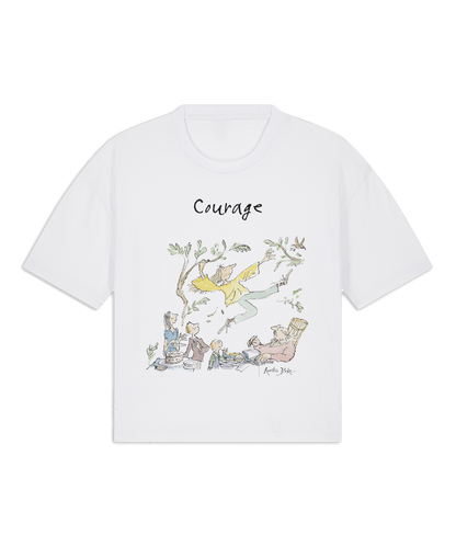 Courage by Quentin Blake Cropped T-Shirt