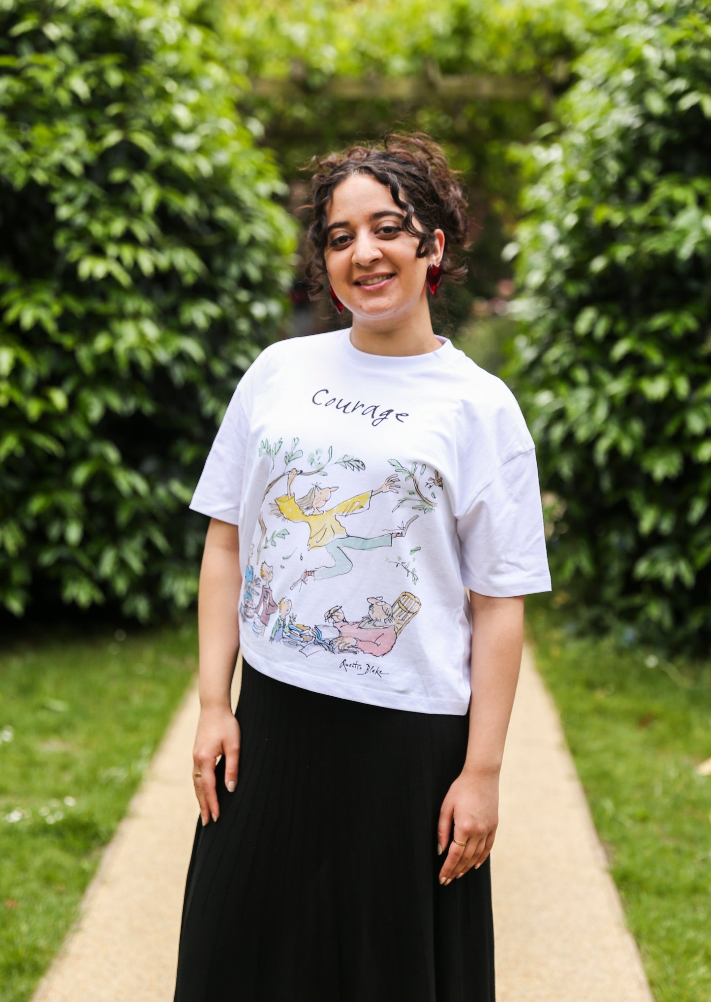 Courage by Quentin Blake Cropped T-Shirt