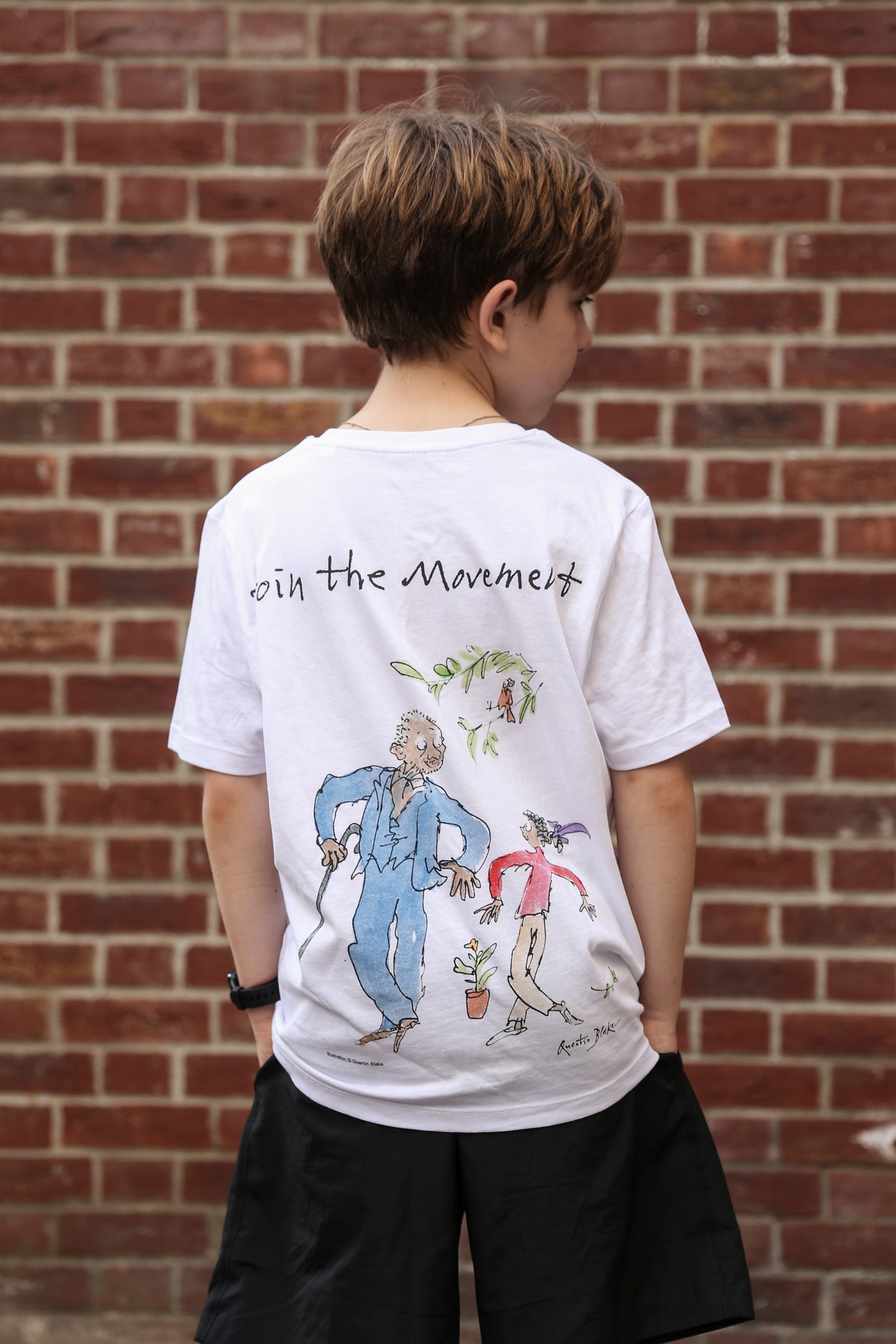 Join The Movement by Quentin Blake Childrens T-Shirt