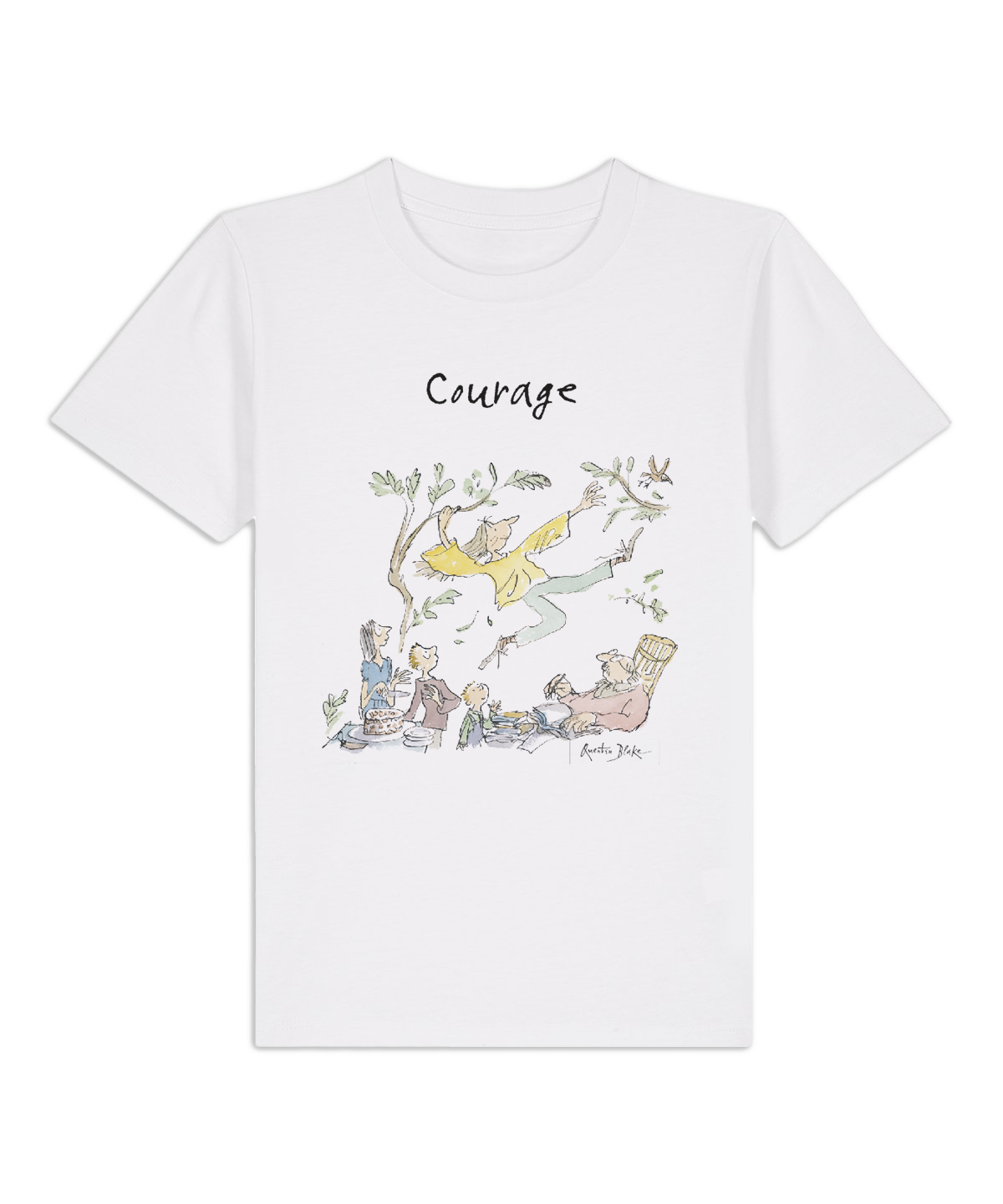 Courage by Quentin Blake Childrens T-Shirt