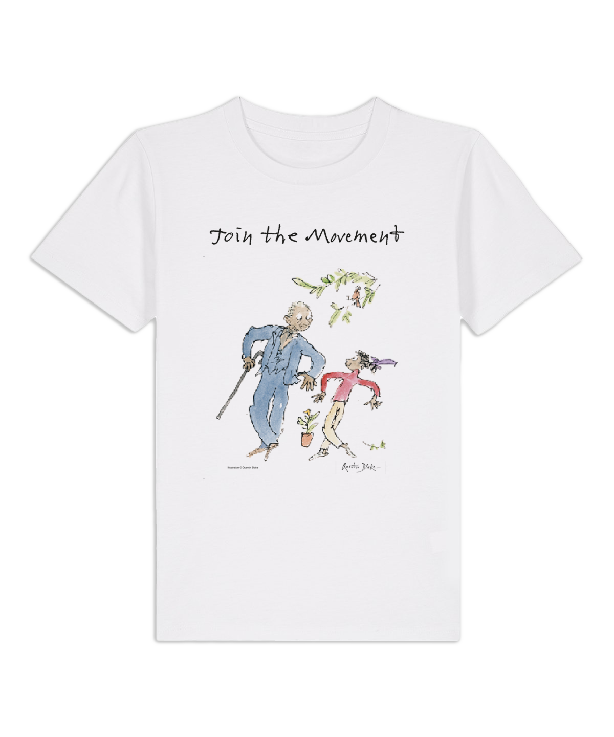 Join The Movement by Quentin Blake Childrens T-Shirt